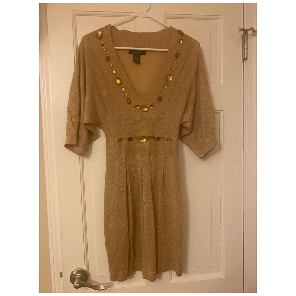 Stylish Arden B. Metallic Mini Dress